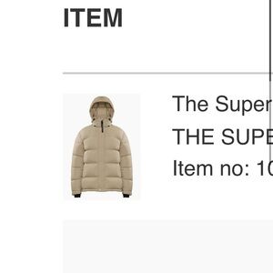 Women’s Aritzia Tan Puffer Jacket